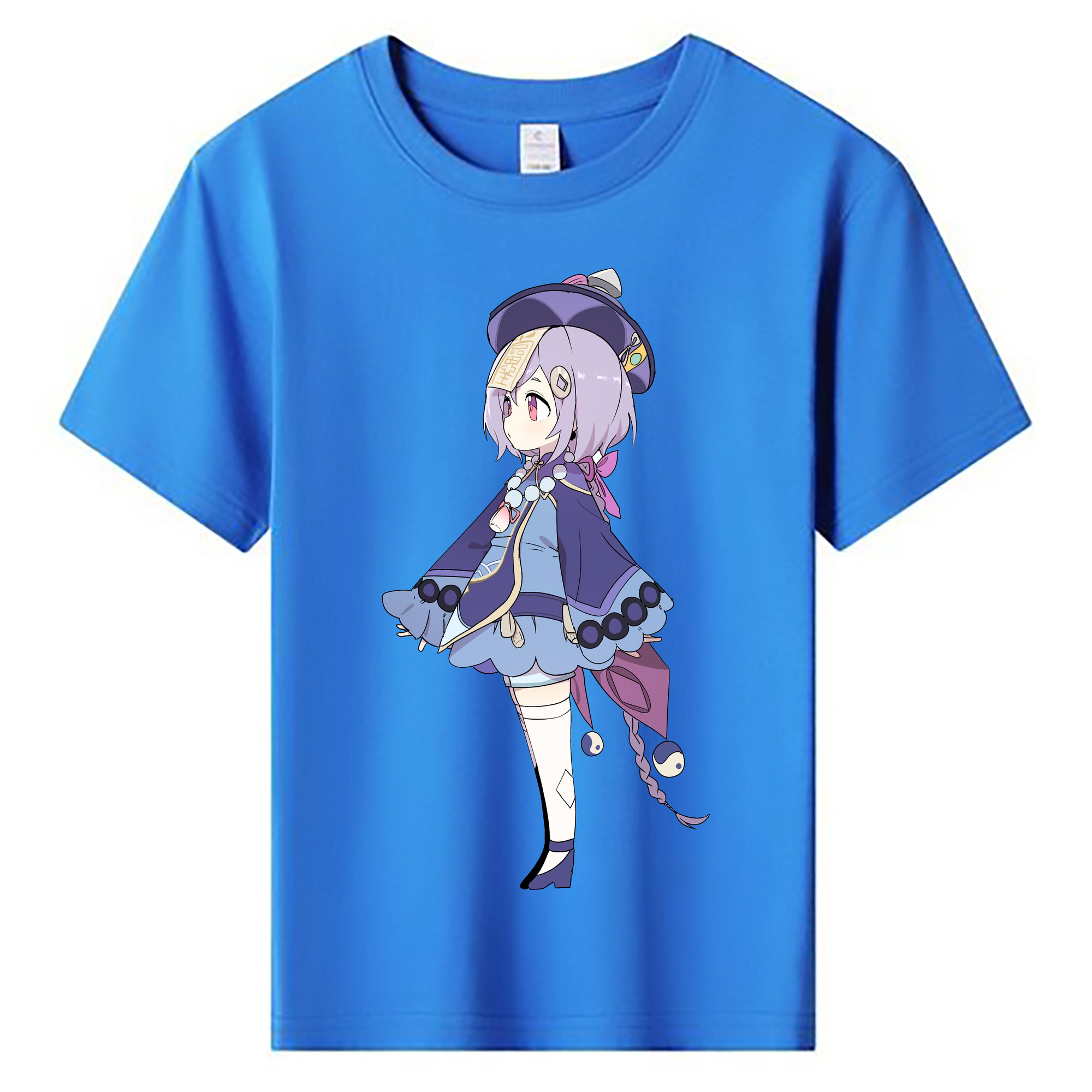 げんし神 七七 なな  genshin Nana 綿100％キッズTシャツ（フロントプリント）